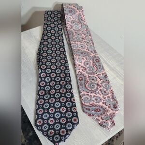 2 Vintage Christian Dior ties All Silk